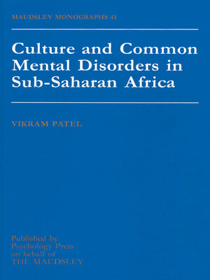 cover image of Culture and Common Mental Disorders In Sub-Saharan Africa